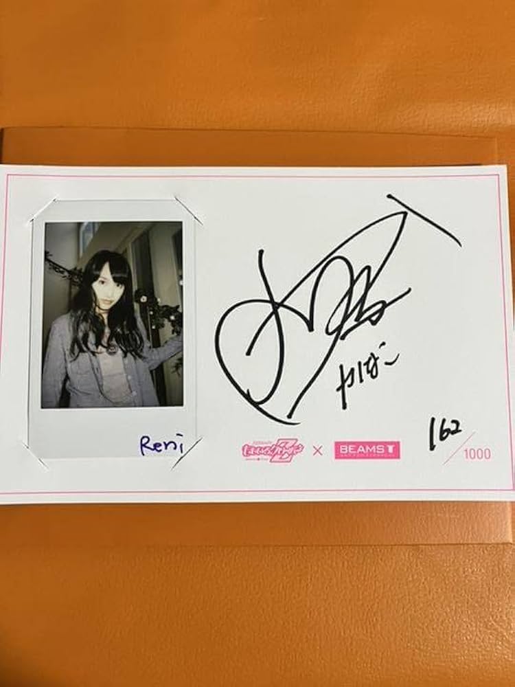 ももいろクローバーZ　百田夏菜子　BEAMS　サイン　チェキ ももいろクローバーZ百田夏菜子BEAMSサインチェキ